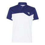 Diadora Tøj Diadora Court Polo Herrer-Hvid,Mørkeblå
