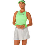 ASICS Tennist&oslash;j ASICS Match Jacquard Crop  Tanktop Damer-lime