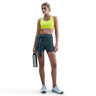 Swoosh Medium Sports-BH Damer - lime, hvid