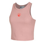 Quiet Please Tøj Quiet Please Crossroad Ribbed Tanktop Damer-Gammel Lyserød,Rød
