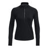Qualifier Run Half-Zip Shirt,Lang&aelig;rmet Damer-Sort