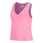 Lucky in Love Tøj Lucky in Love Shimmer V-Neck Tanktop Damer-Rosa