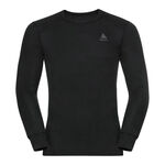 Odlo Tøj Odlo Active Warm Eco BI Top Crew Neck Shirt,Langærmet Herrer-Sort