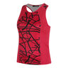 Miria Printed Tanktop Damer-Rød,Sort