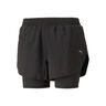 Run Favorite Woven 2in1 3in Løbeshorts Damer-Sort
