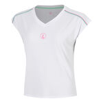 Quiet Please Tennist&oslash;j Quiet Please Volley T-shirt Damer - hvid, pink