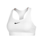 Nike T&oslash;j Nike Swoosh Medium Sports-BH Damer-Hvid