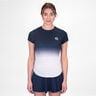 Crew Gradiant T-shirt Damer-Mørkeblå,Hvid