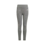 adidas Tøj adidas Optime Glam 7/8 Stramme Løbebukser Børn-Grå,Sølv