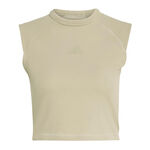 adidas Tanktop adidas All SZN Rib Tank-Top Tanktop Damer - beige