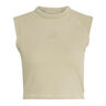 All SZN Rib Tank-Top Tanktop Damer - beige