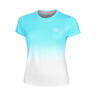 Crew Gradiant T-shirt Pige-Turkis,Hvid