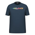 HEAD T&oslash;j HEAD Vision Rainbow T-shirt Herrer - m&oslash;rkebl&aring;, 