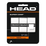 HEAD Overgrips HEAD  Super Comp Pakke med 3 - hvid