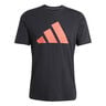 Essentials Feel Ready Logo T-shirt Herrer - sort, koral