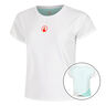 Wild Cross T-shirt Damer-Hvid,Turkis