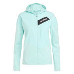 adidas Tøj adidas Terrex TRK ClimaWarm Fleece Løbejakke Damer-Turkis
