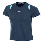Nike Tøj Nike Court Dri-Fit Advantage T-shirt Damer - mørkeblå, turkis