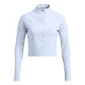 Launch Elite Half Zip Løbetrøje Damer-Blå