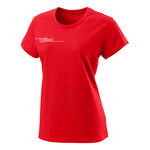 Wilson Wilson Team II Tech T-shirt Damer-Rød