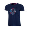 New York 2024 Chill T-shirt Pige - mørkeblå, rød