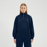 Carrera 1/4 Zip Shirt, langærmet Damer - mørkeblå, 