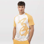 HEAD Tøj HEAD Performance Mc New York T-shirt Herrer-Hvid,Guldgul