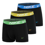 Nike T&oslash;j Nike Dri-Fit Essential Micro Trunk Boksershorts - Pakke med 3 Herrer-sort, gr&oslash;n