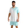 Crew 2.0 T-shirt Herrer-turkis, hvid