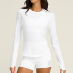 Wilson Shirt, langærmet Wilson W All Day Long Sleeve Shirt, langærmet -hvid