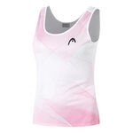 HEAD Tøj HEAD Spirit II Tanktop Damer-Hvid,Pink