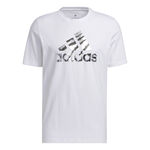 adidas T&oslash;j adidas Power Logo Foil T-shirt Herrer - hvid, gr&aring;
