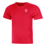 Nike Tennistøj Nike Court Dri-Fit Advantage T-shirt Herrer-Rød,Hvid