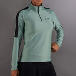 Endless T&oslash;j Endless Kirsch Iconic Ii Shirt,Lang&aelig;rmet Damer-Gr&oslash;n,M&oslash;rkebl&aring;