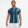 Court Victory Dri-Fit Print T-shirt Herrer - petrol, hvid