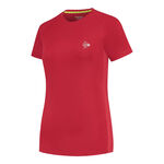 Dunlop Tøj Dunlop Club Crew T-shirt Damer-Rød