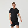 Athletic T-shirt Herrer-Sort