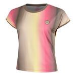 BIDI BADU Tøj BIDI BADU Spectrum T-shirt Damer-Brun,Gul