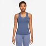 Dri-Fit Swoosh Tanktop Damer - bl&aring;, hvid
