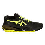 ASICS Tennissko ASICS GEL-RESOLUTION X CLAY Grusbanesko Herrer-sort, neongul