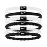 Flex Hair Tie Hårbånd Pakke Med 6-Hvid,Sort