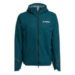 adidas Tøj adidas Terrex XPR Light Rain Løbejakke Herrer-Petrol