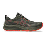 ASICS L&oslash;besko ASICS Trabuco Terra 3 Trailsko Herrer-oliven, r&oslash;d