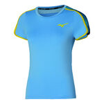 Mizuno Tøj Mizuno Frontier T-shirt Damer-Turkis