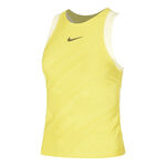 Nike T&oslash;j Nike Court Dri-Fit Slam Tanktop Damer-Gul,Lime