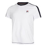 Fila Tøj Fila Elias T-shirt Herrer-Hvid,Mørkeblå