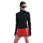 Nike Tøj Nike Swift Half-Zip Løbetrøje Damer-Sort,Sølv