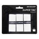 Dunlop Overgrips Dunlop Super Tac Pakke Med 3-Hvid