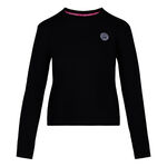 BIDI BADU Tøj BIDI BADU Mirella Basic Crew Sweatshirt Damer-Sort,Hvid