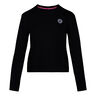 Mirella Basic Crew Sweatshirt Damer-Sort,Hvid